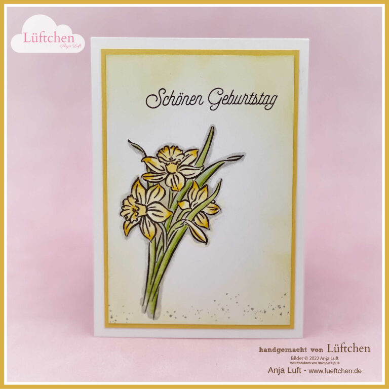 Daffodil Daydream Geburtstagskarte