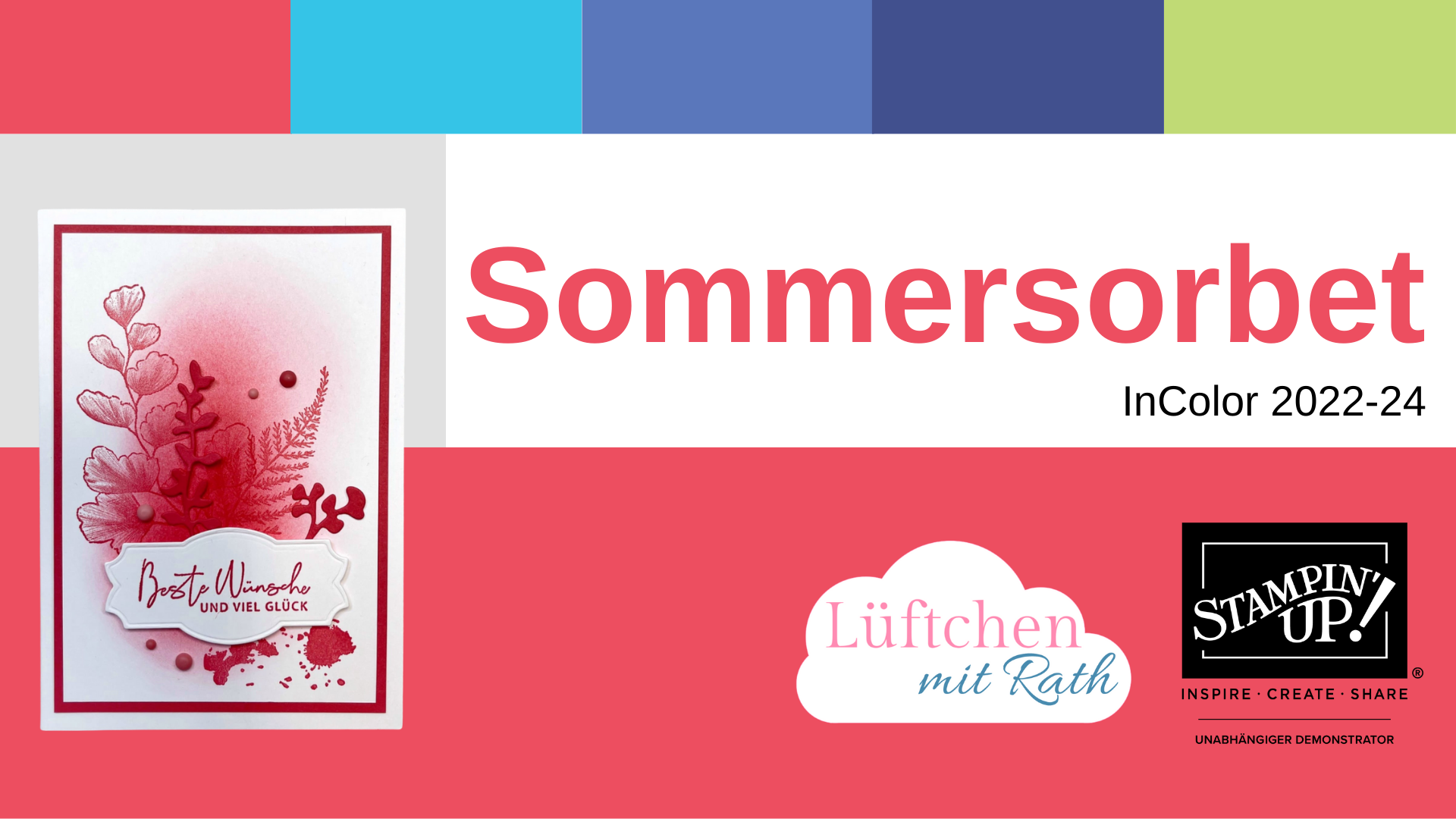 Sommersorbet - neue InColor 2022-24 Stampin ' Up !