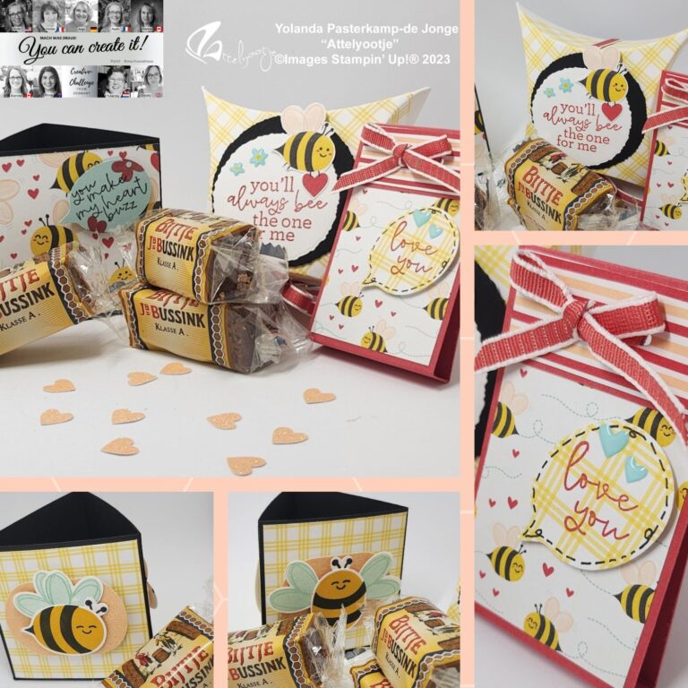 Valentinstagskarten mit Bienen, erhältlich bis zum 24. Februar.