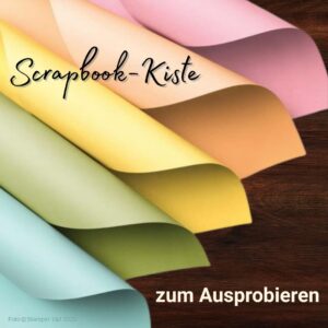 Scrapbook-Kiste zum Ausprobieren Workshop mit Material für ein Layout mit Stampin Up